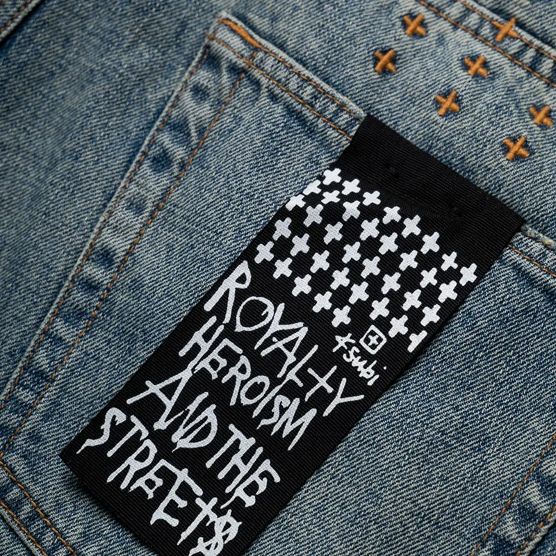 Ksubi Anti K Stage Dive Trashed Denim Pant - Indigo