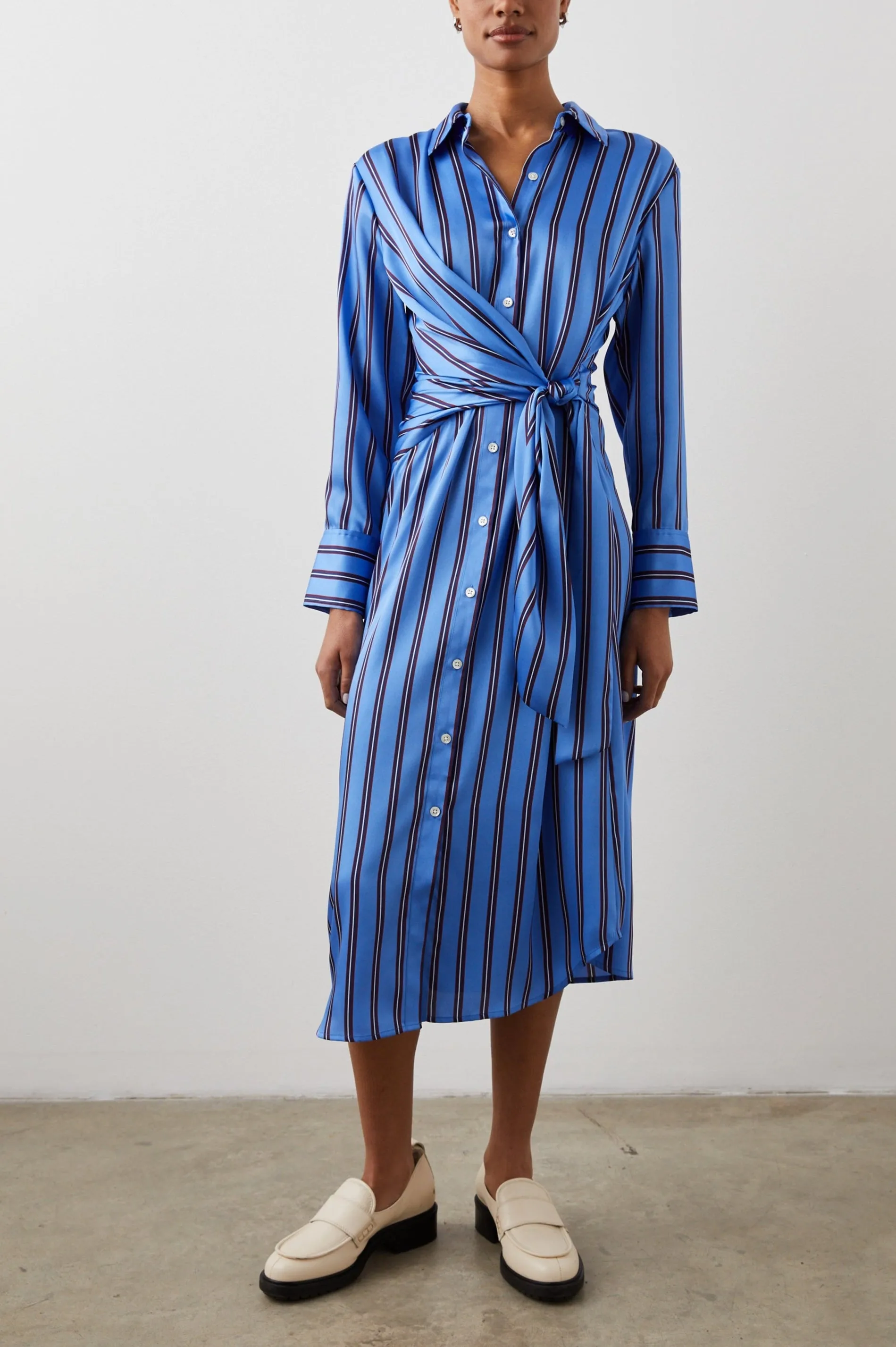 LACEY DRESS - PRIMROSE STRIPE Rails