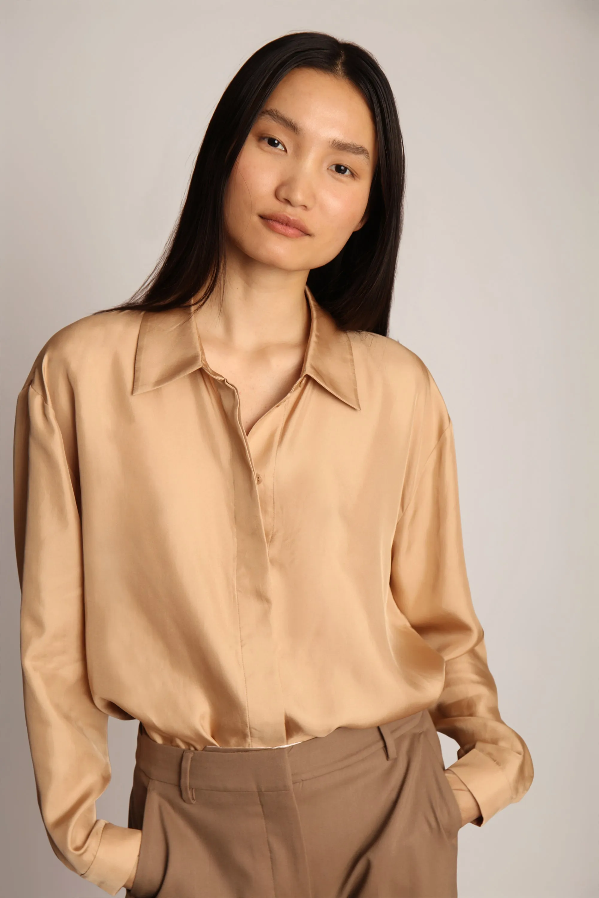 LALALU SILK - SAND Munthe