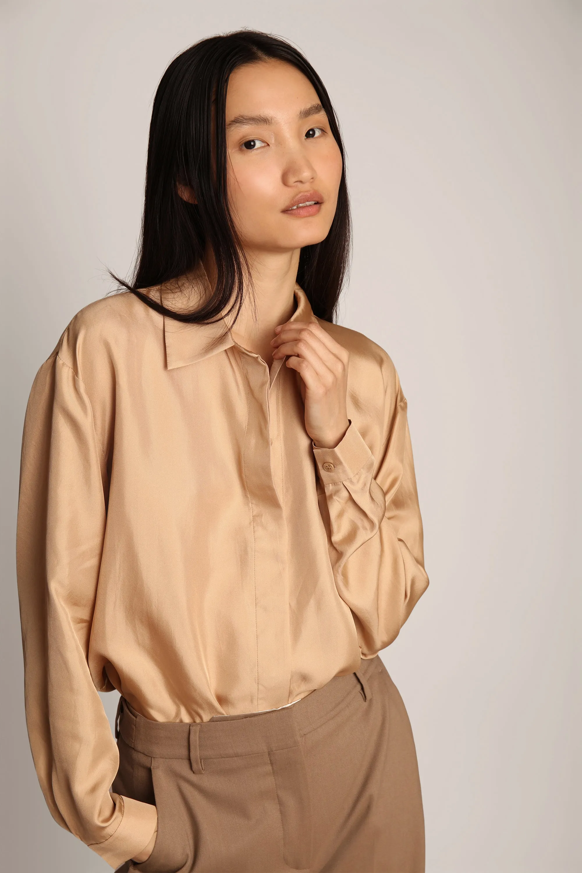 LALALU SILK - SAND Munthe