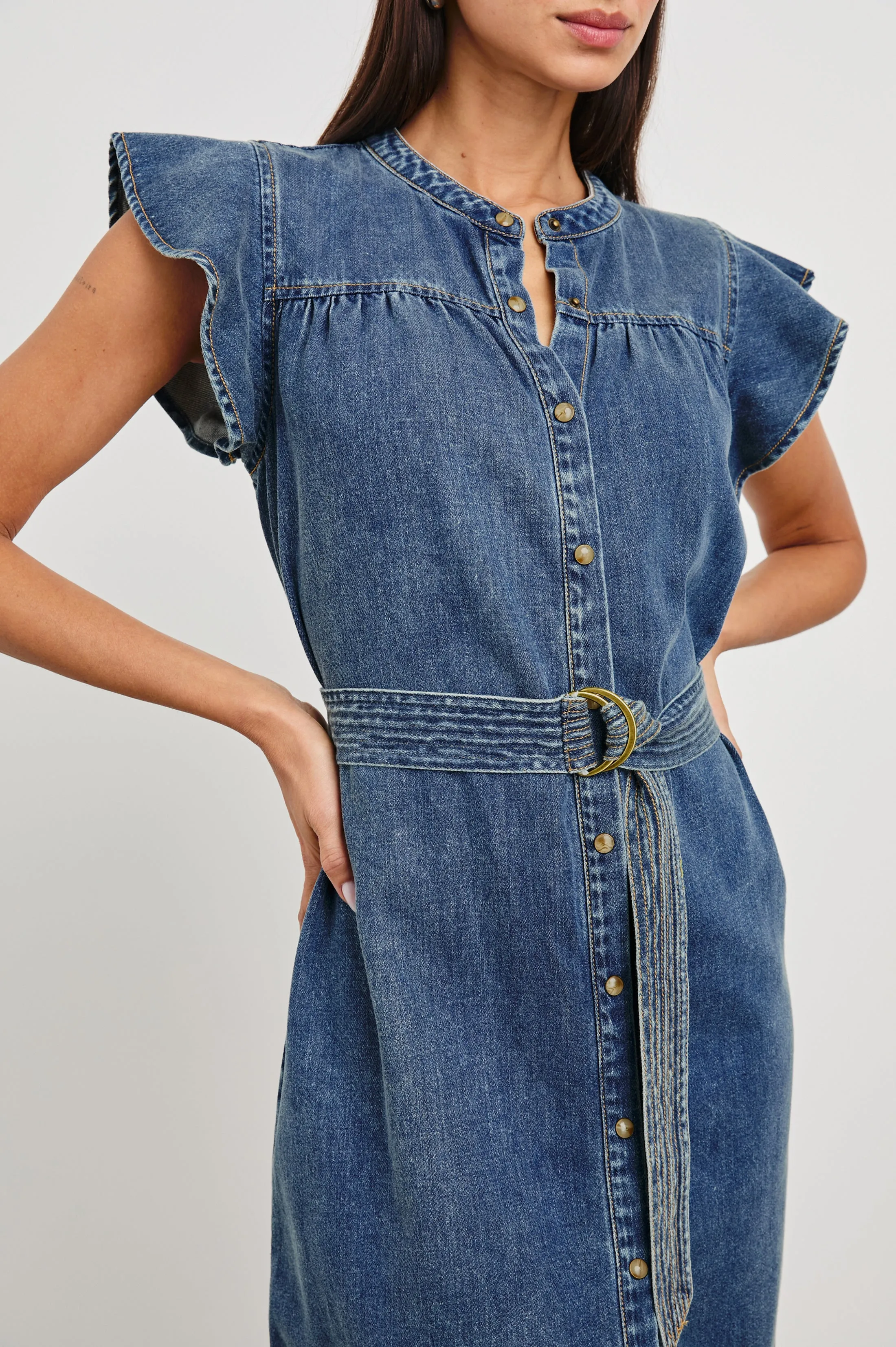 LETTA DRESS - CLASSIC BLUE Rails