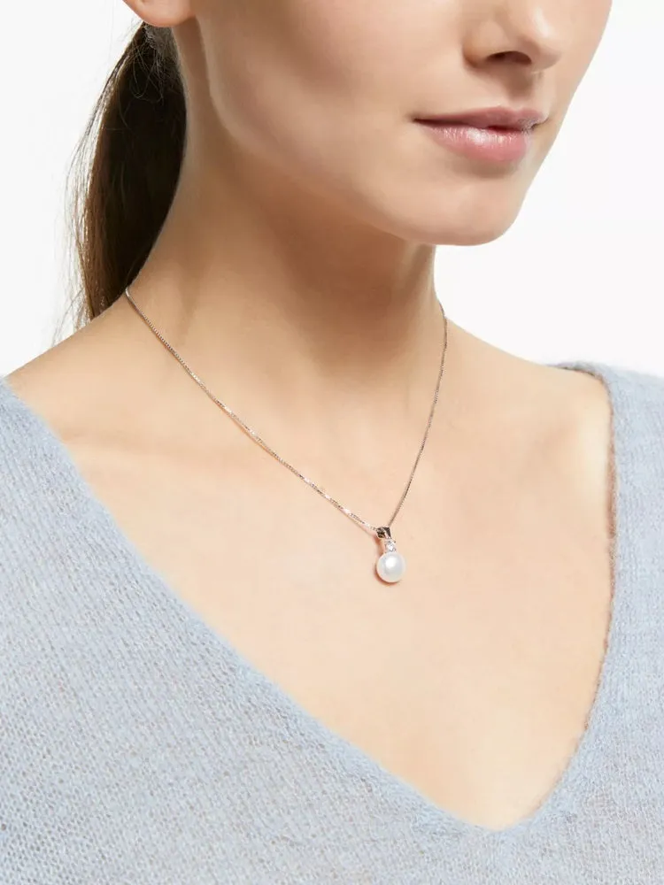 Lido Freshwater Pearl Pendant and Chain P09