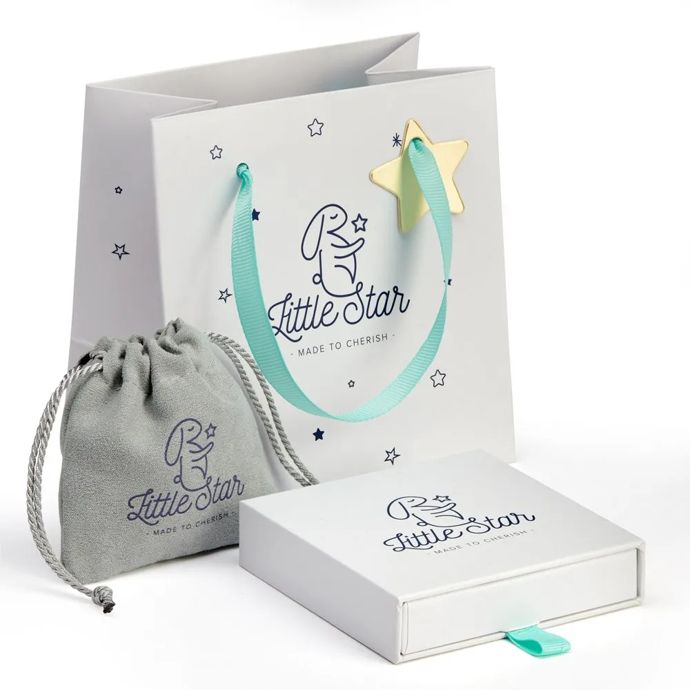 Little Star Cote Sterling Silver Baby Bangle LSB0001