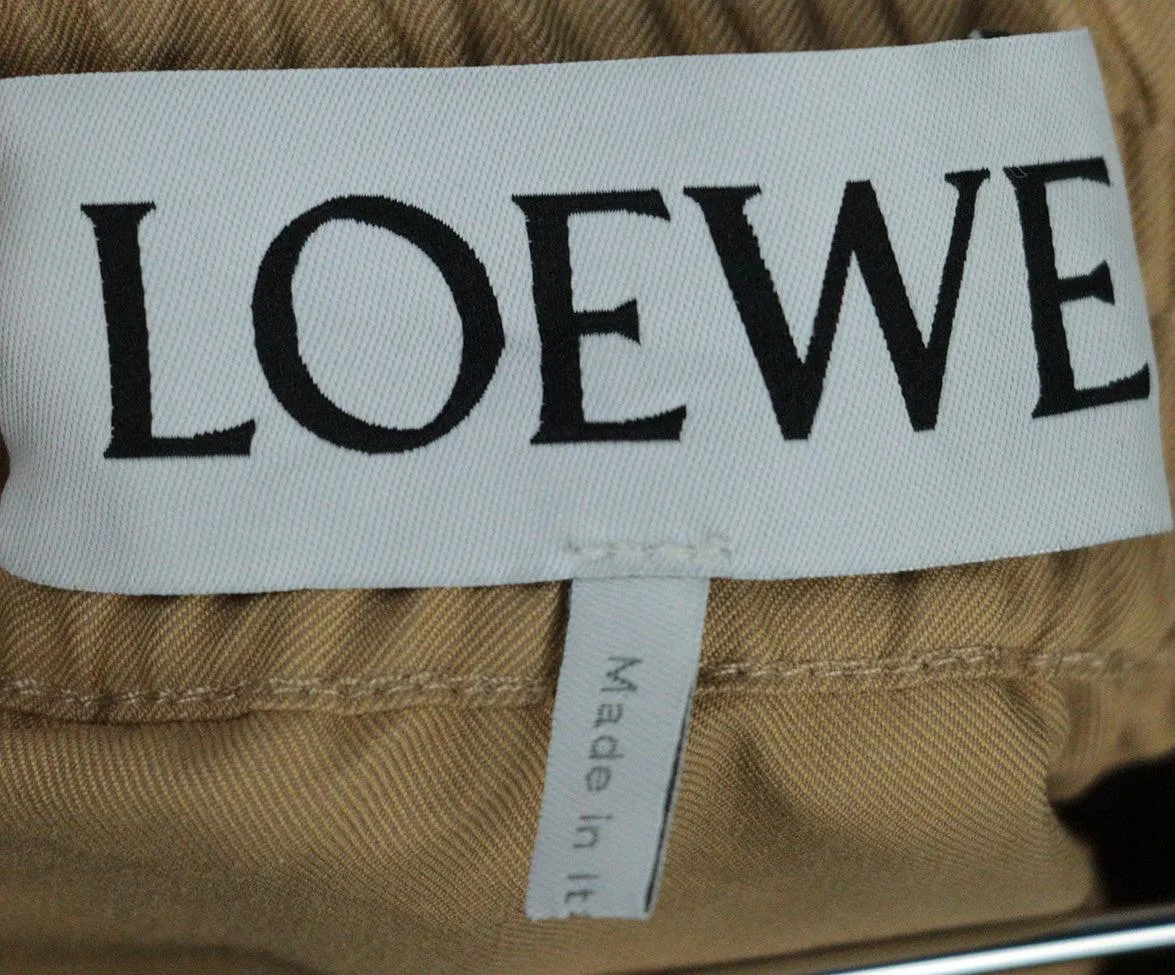 Loewe Yellow Cotton Pants sz 6