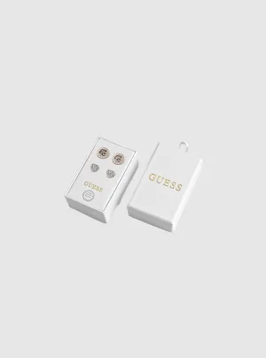 Logo Stud Earrings Guess