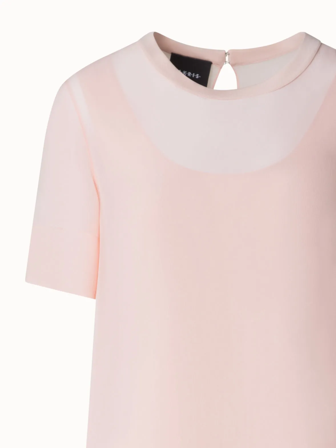 Long Silk T-Shirt Dress 