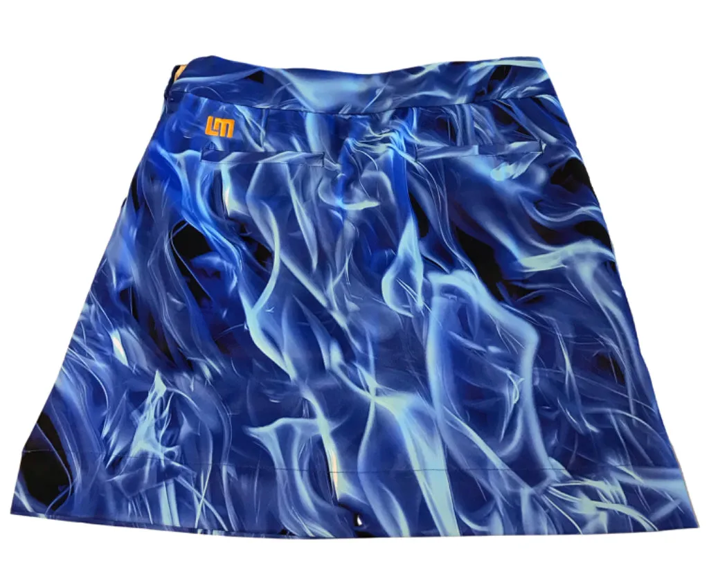 Loudmouth Woodworth Blue Blow Torch Skort Size 0 MSP$98