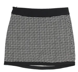 Maggie Lane Black & White Geo Print Golf Skort Size 6