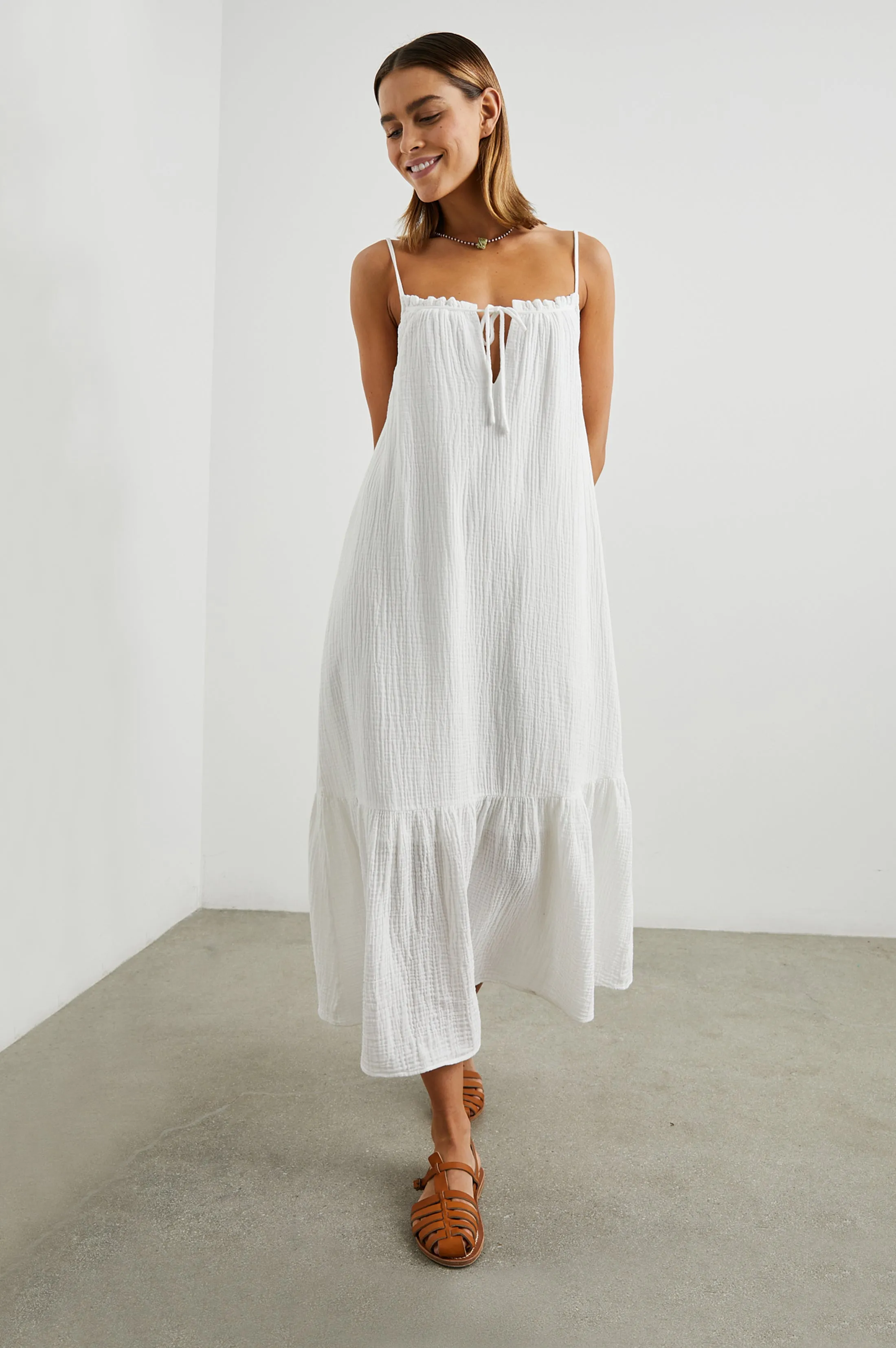 MARSEILLE DRESS - WHITE Rails