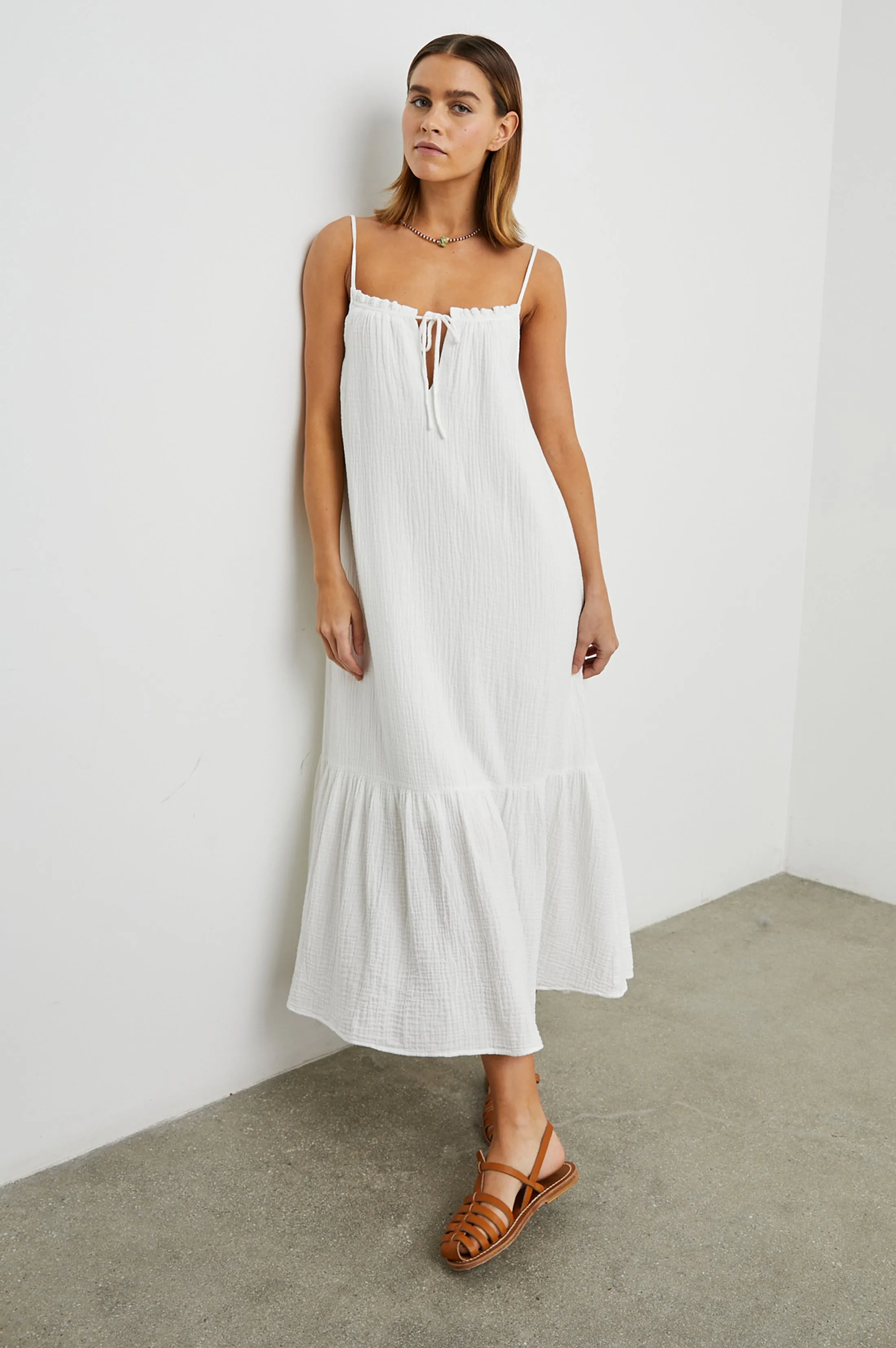 MARSEILLE DRESS - WHITE Rails