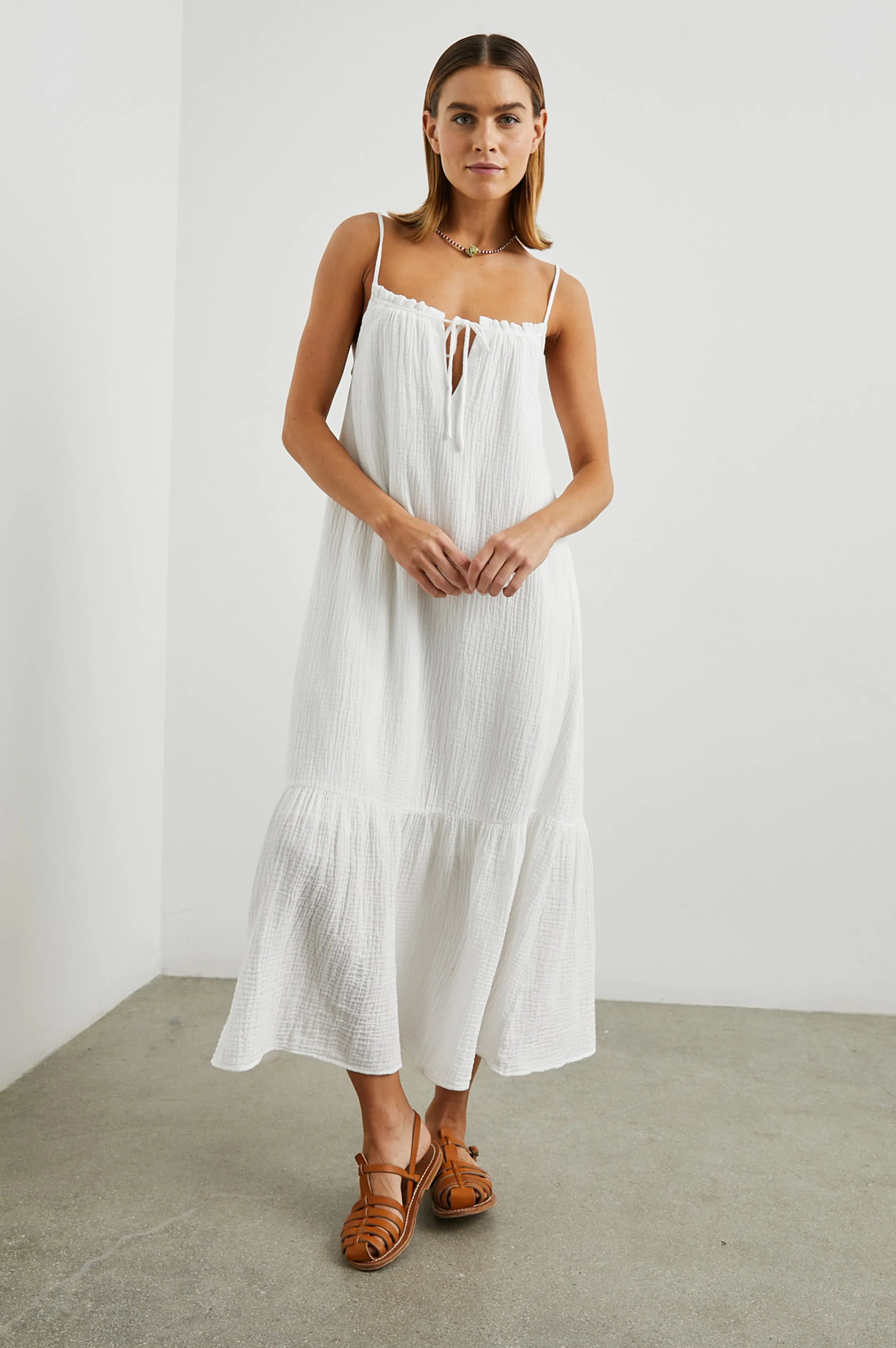 MARSEILLE DRESS - WHITE Rails