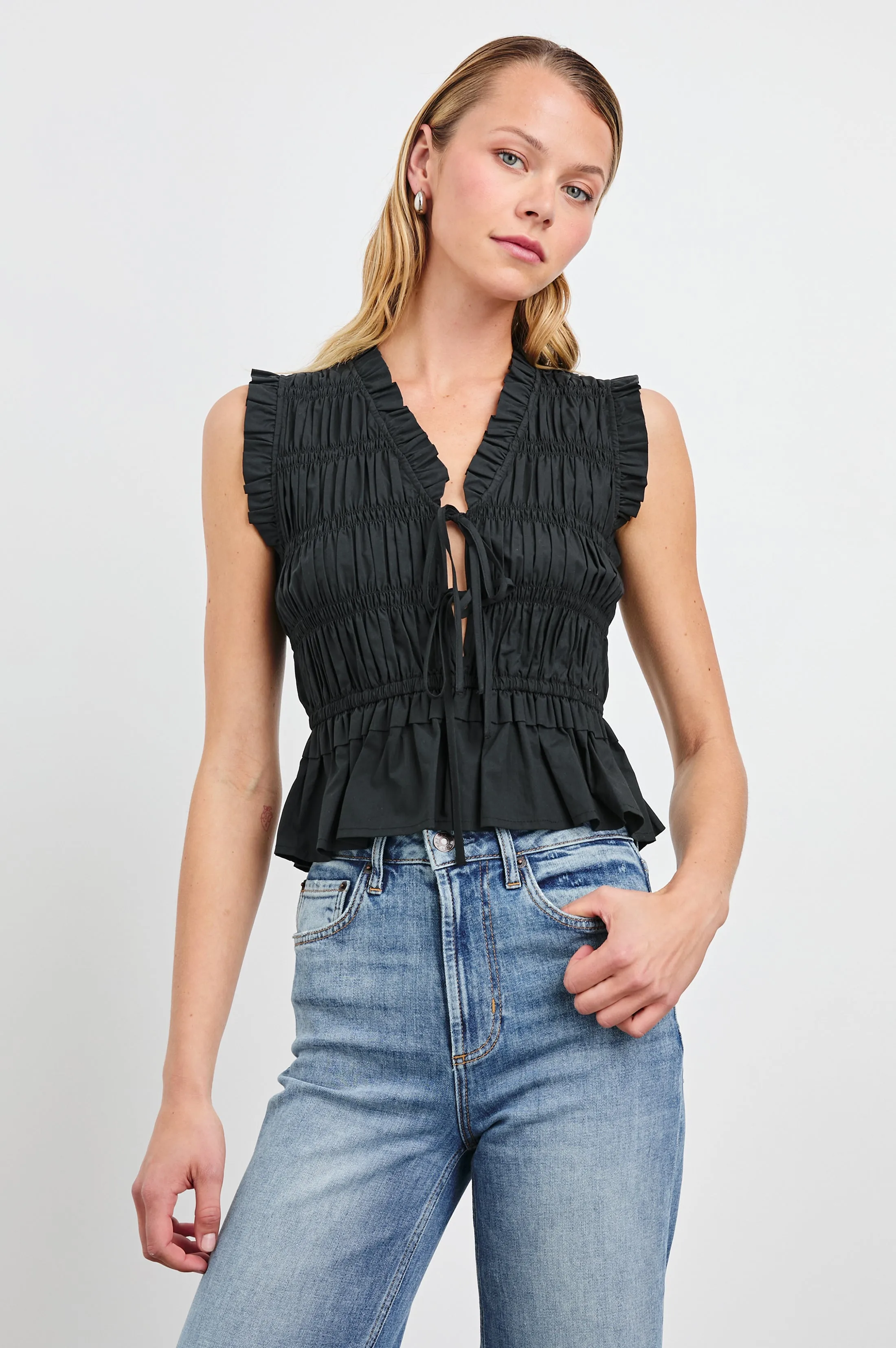 MARTINE TOP - BLACK Rails