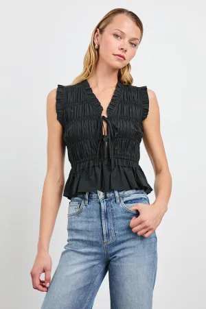 MARTINE TOP - BLACK Rails