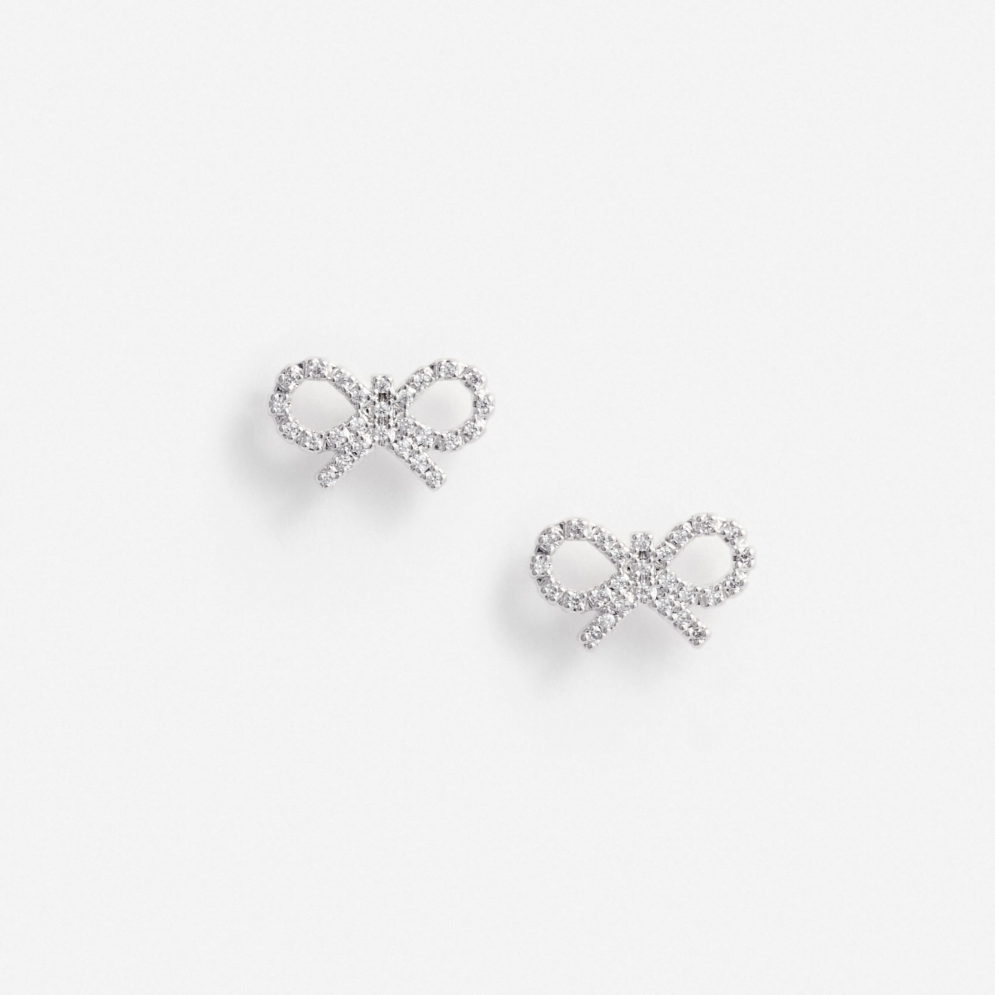 Micro Bow Earrings Self Portrait