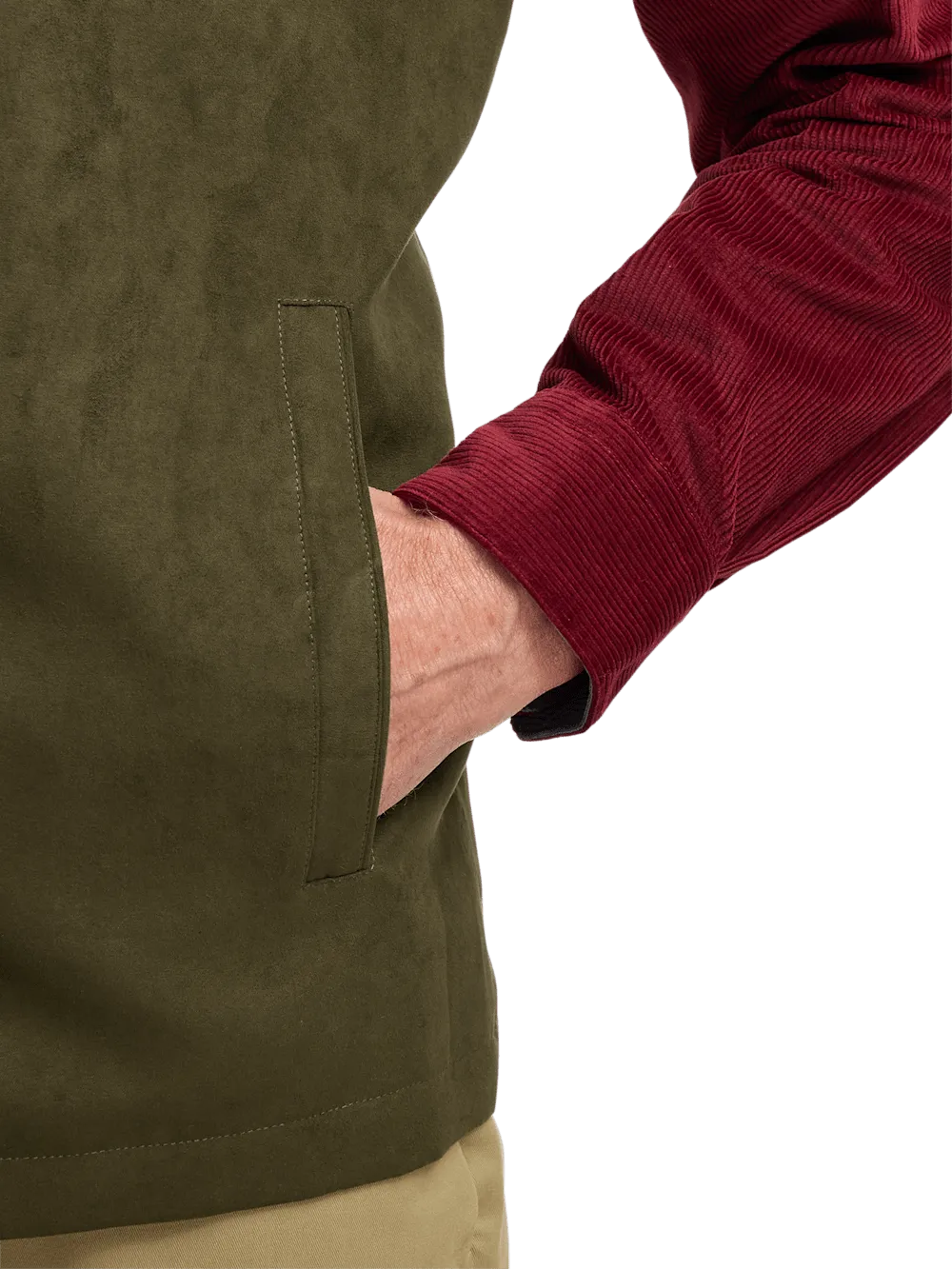 Microsuede Vest - Green