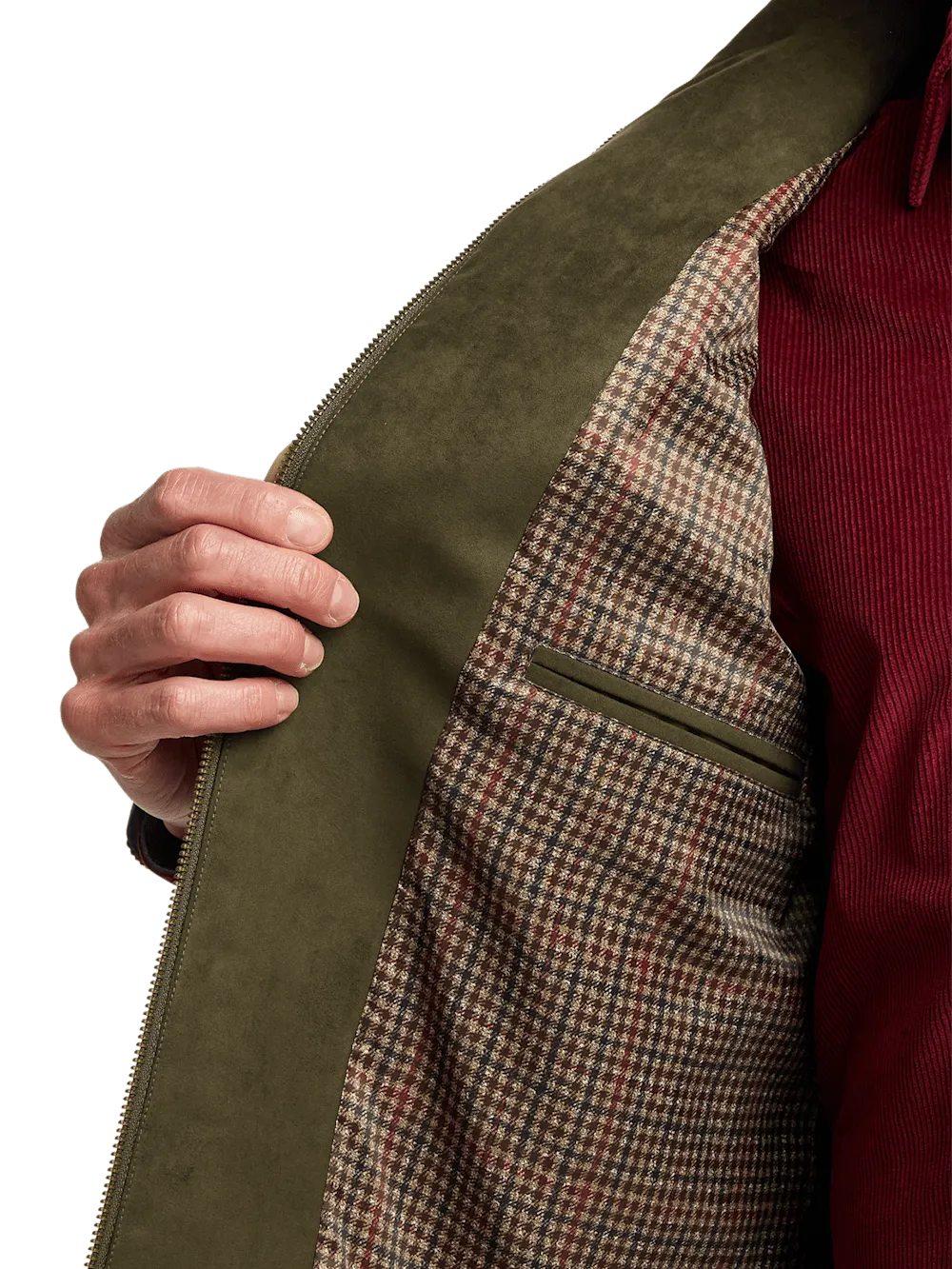 Microsuede Vest - Green