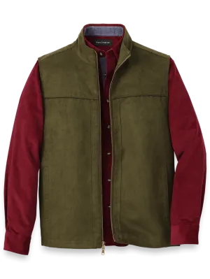 Microsuede Vest - Green