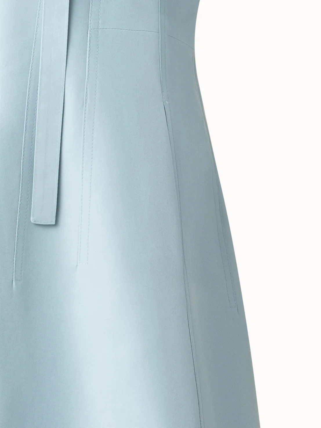 Midi Dress in Cotton Poplin 
