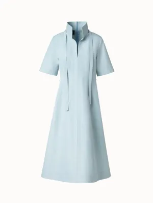 Midi Dress in Cotton Poplin 