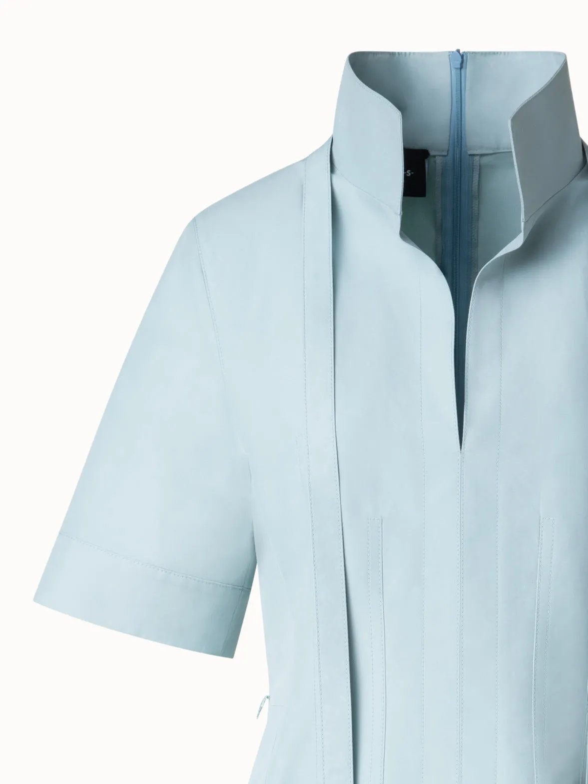 Midi Dress in Cotton Poplin 