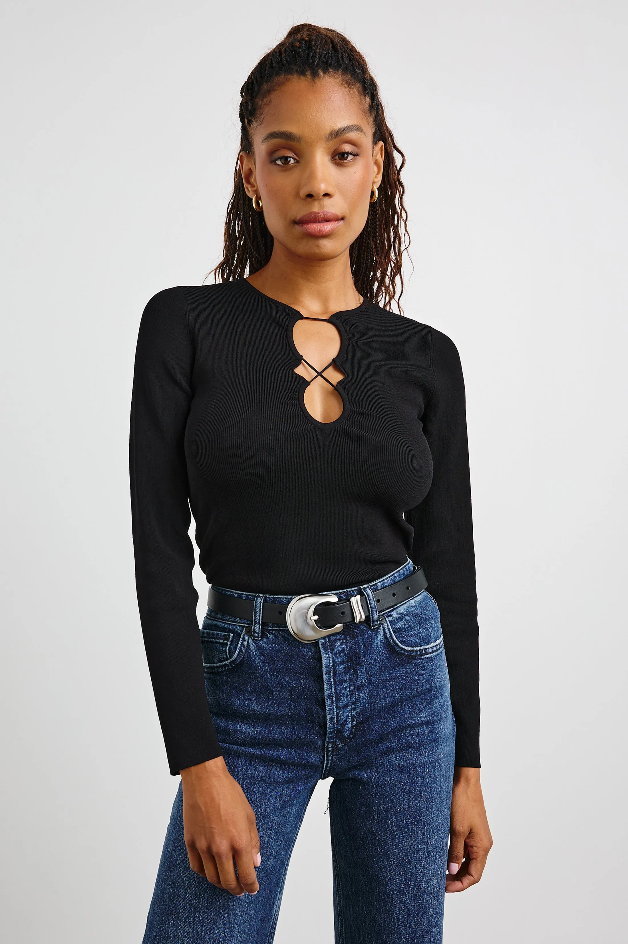 MISA TOP - BLACK Rails