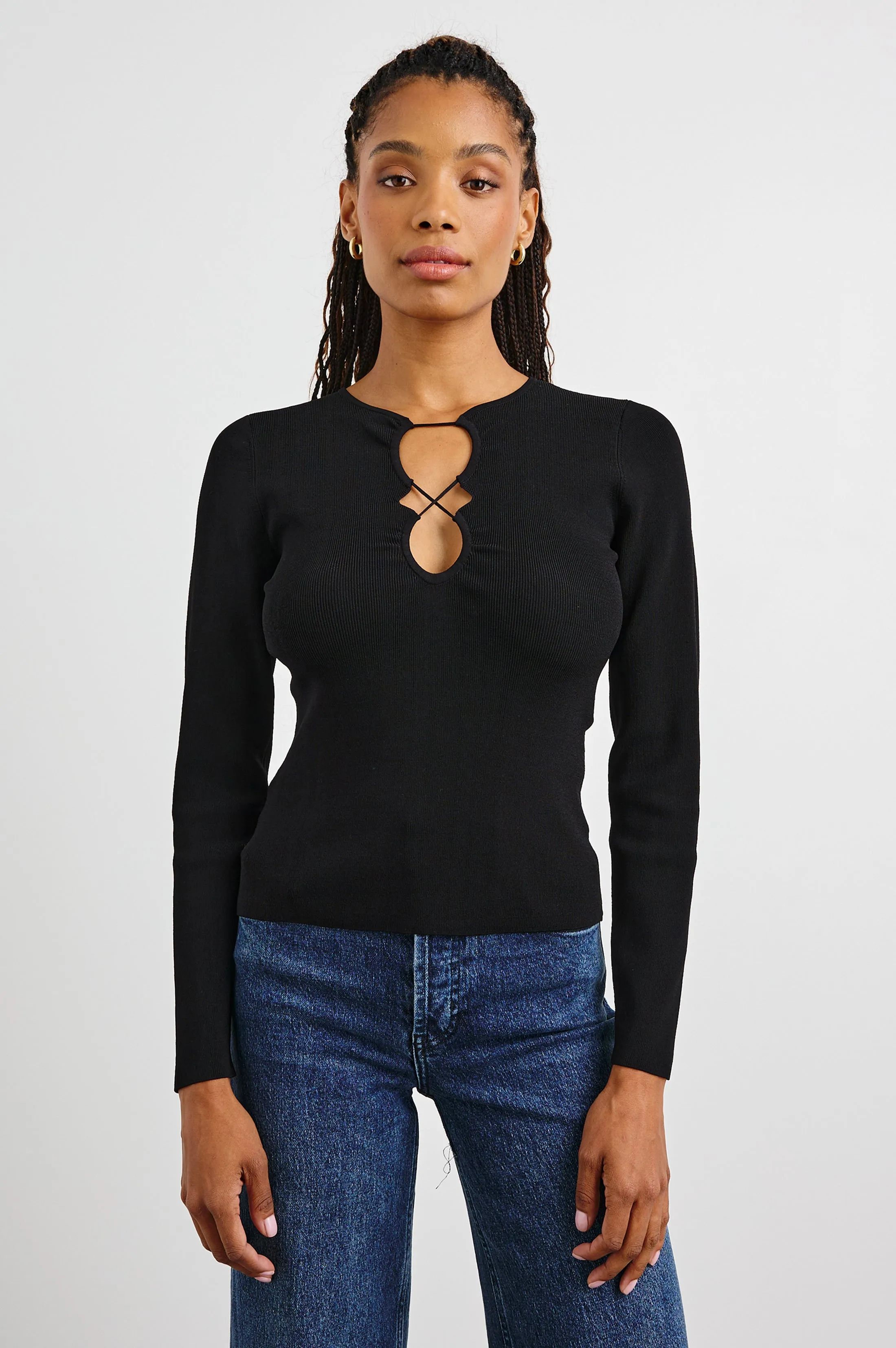MISA TOP - BLACK Rails