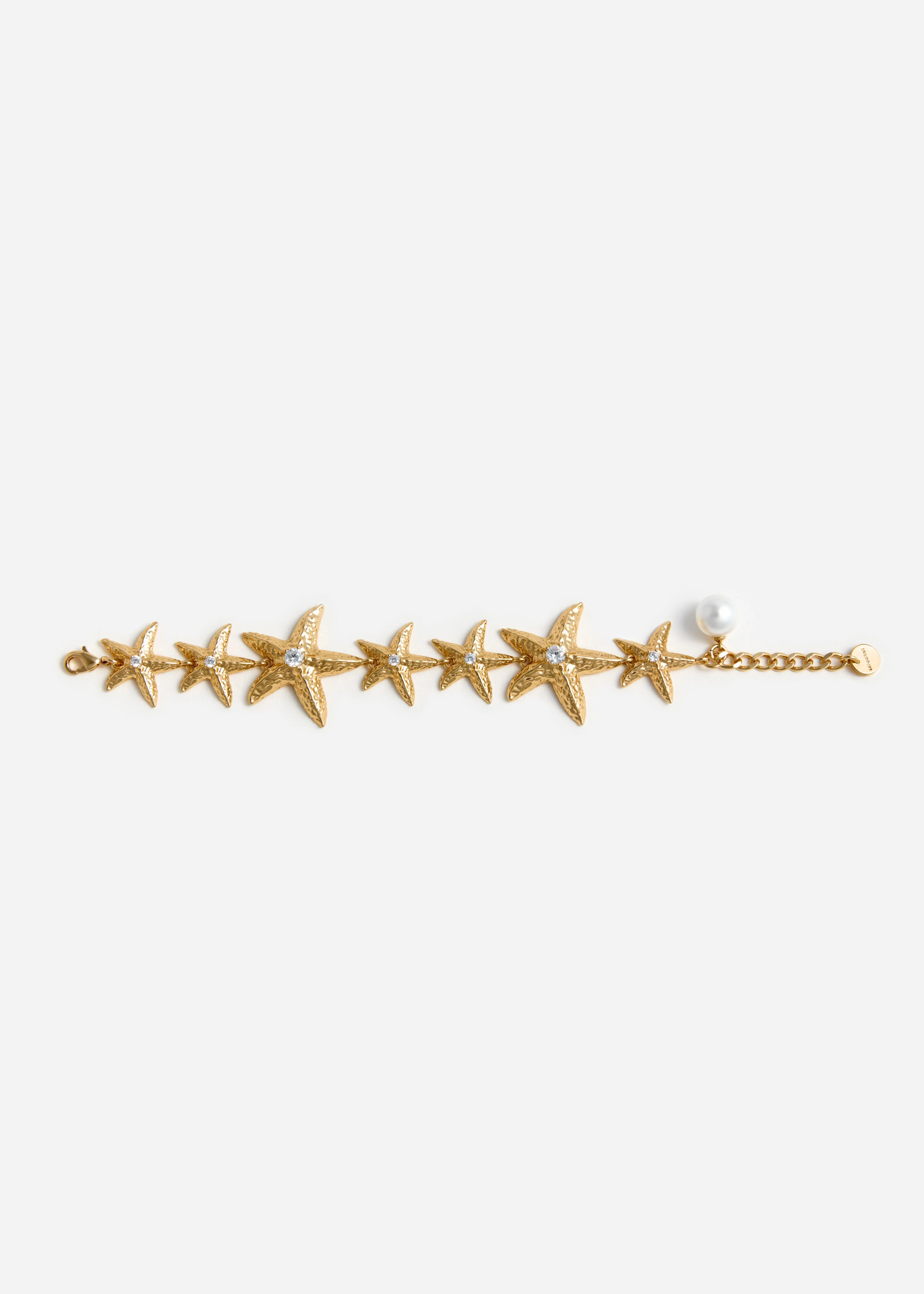 Mottled Gold Sea Star Bracelet Self Portrait