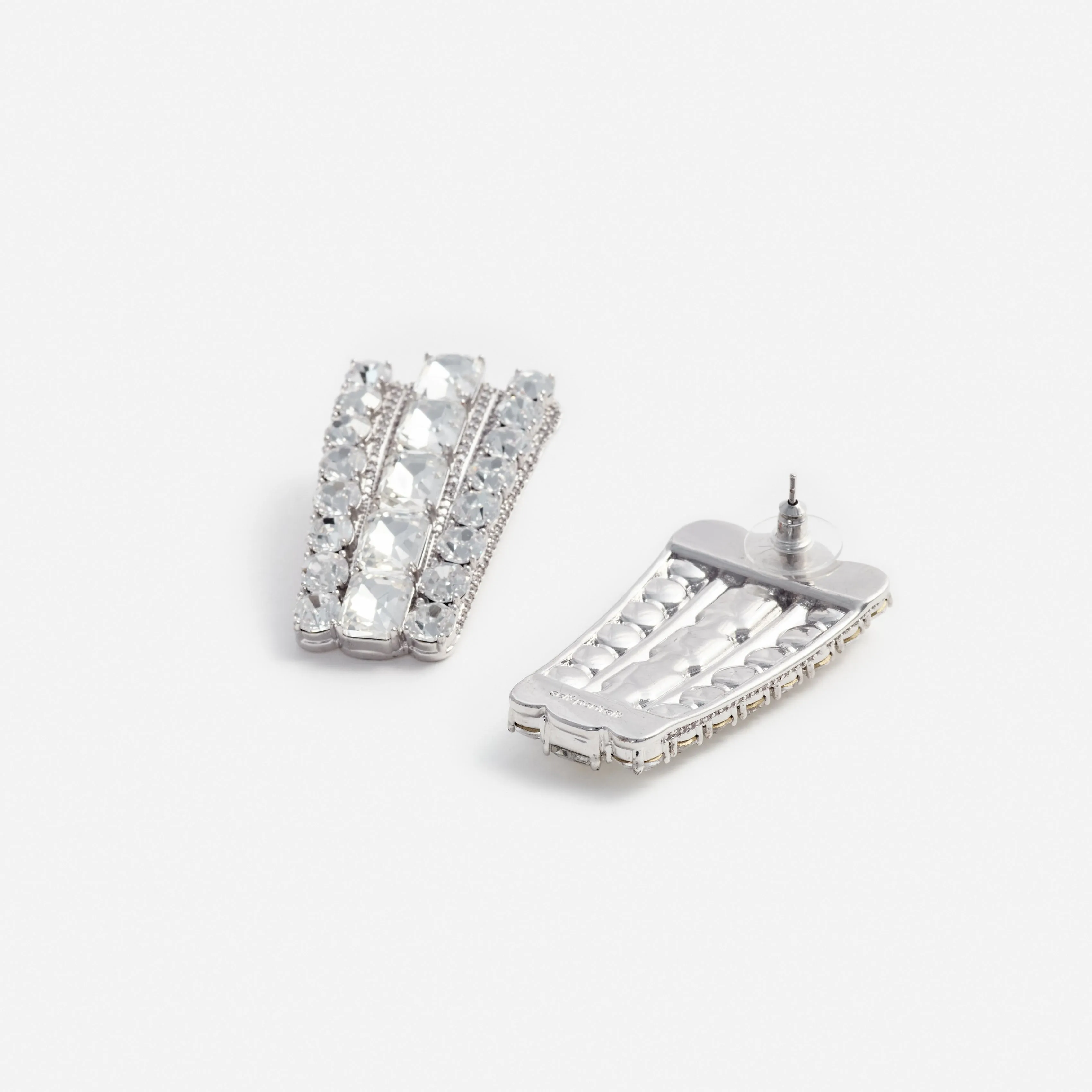 Multi Crystal Earrings Self Portrait