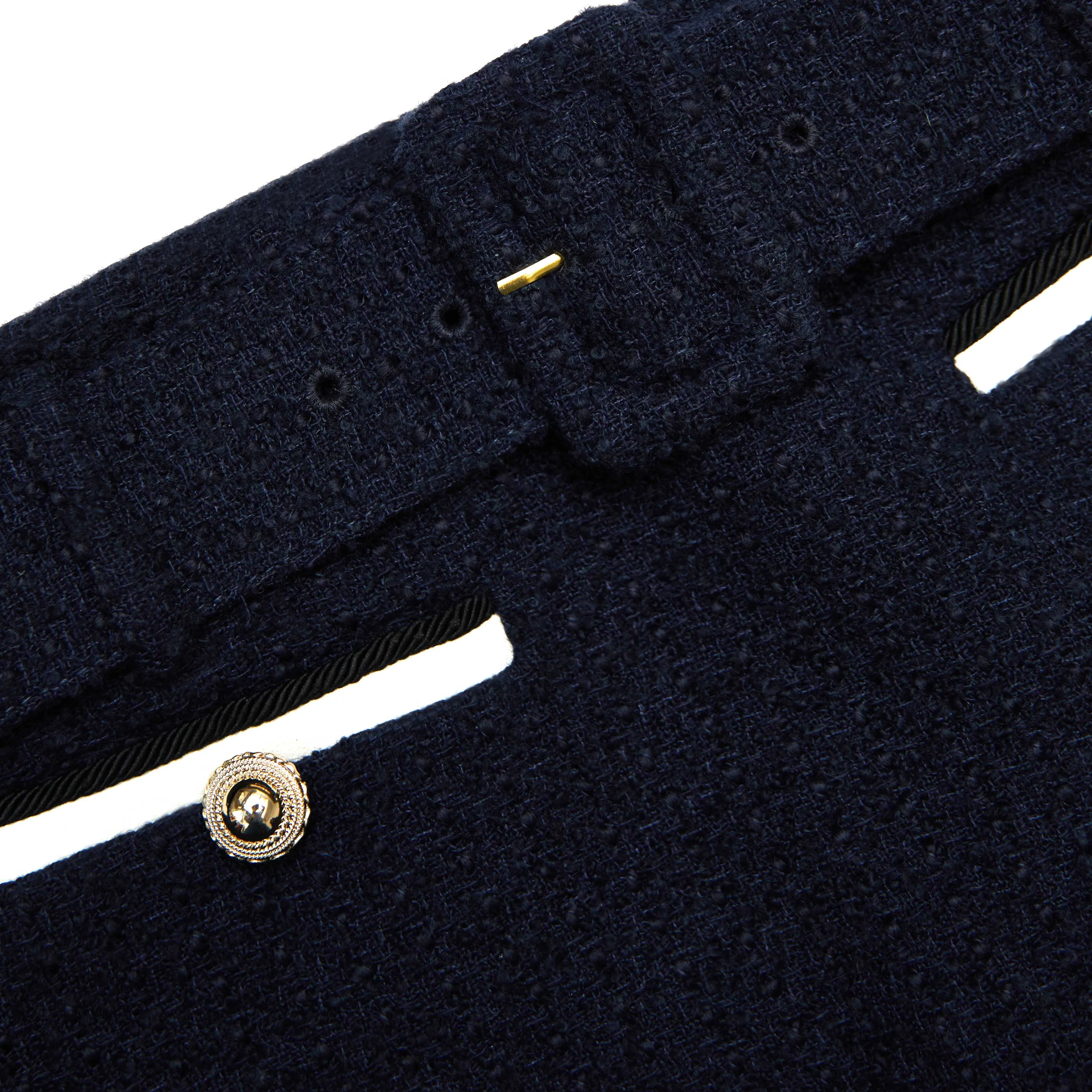 Navy Boucle Skort Self Portrait
