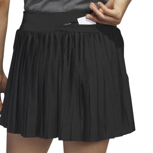 New Adidas Black Pleated 15" Golf Skort MSP$85