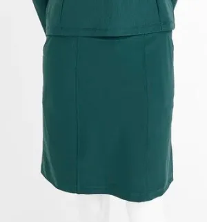 New Amy Sport Monarch Beach Golf Skort- Dark Green Petite MSP$160