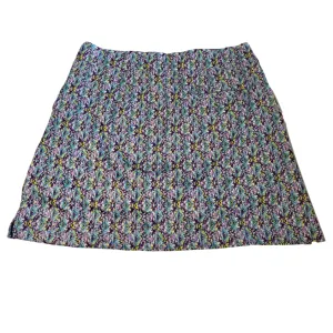 New Bermuda Sands Purple Print Pull-On Skort Size XL MSP$65