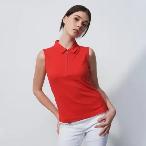 New Daily Sports Peoria Mandarine Sleeveless Golf Polo MSP$70