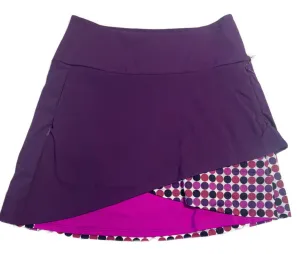 New Kinona Wrap it Up skort Eggplant Size XS