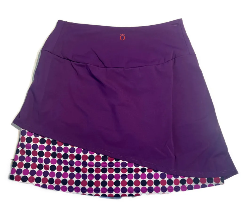 New Kinona Wrap it Up skort Eggplant Size XS