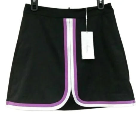 New Lady Hagen Color Block Skort in Black, White & Purple MSP$60