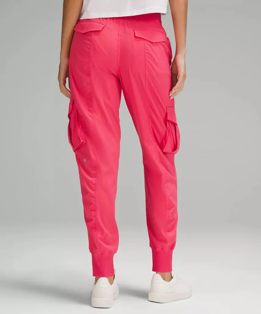 New Lululemon Glaze Pink Dance Studio Relaxed-Fit MR Cargo Jogger Size M MSP$128