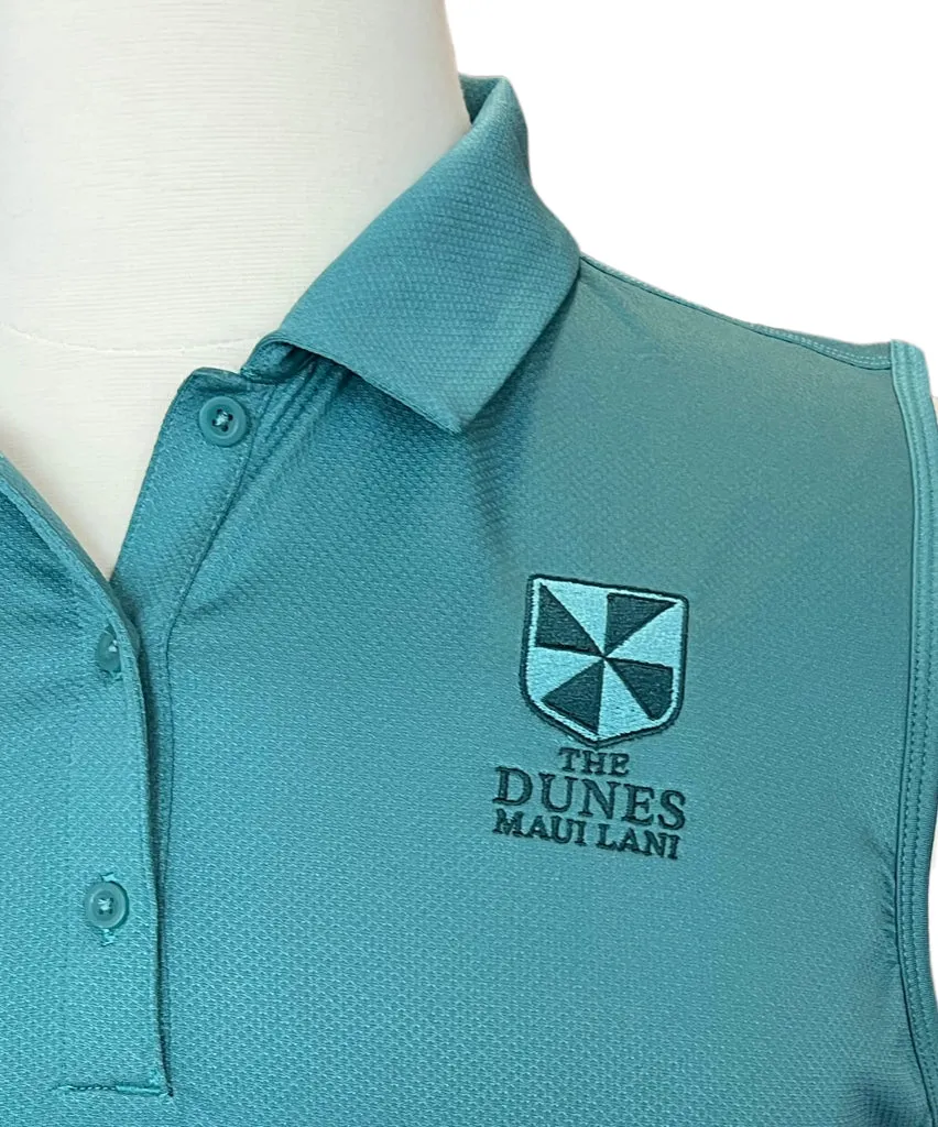 New Under Armour Green Sleeveless Polo with Logo Size XL MSP$52