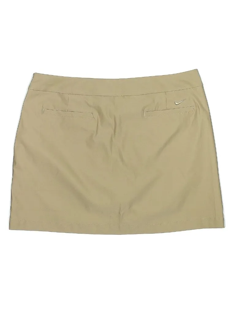 New Women's Nike Golf Khaki Performance Skort Size 14 MSP$75