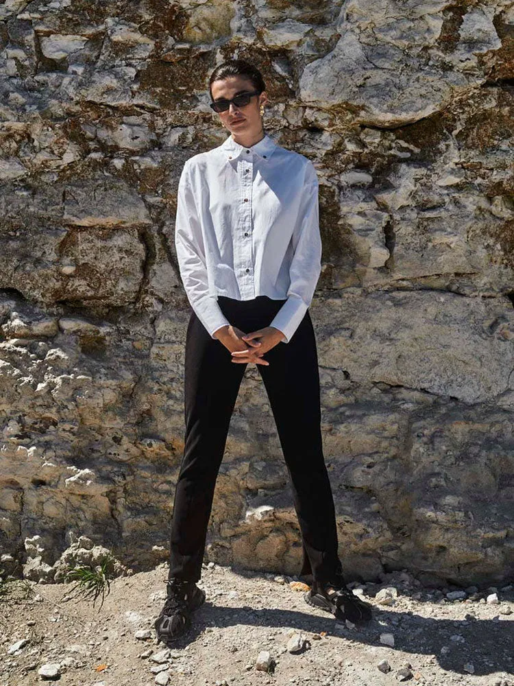 Norr Noah Shirt White
