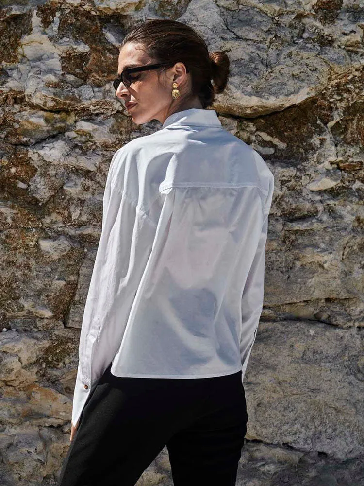Norr Noah Shirt White