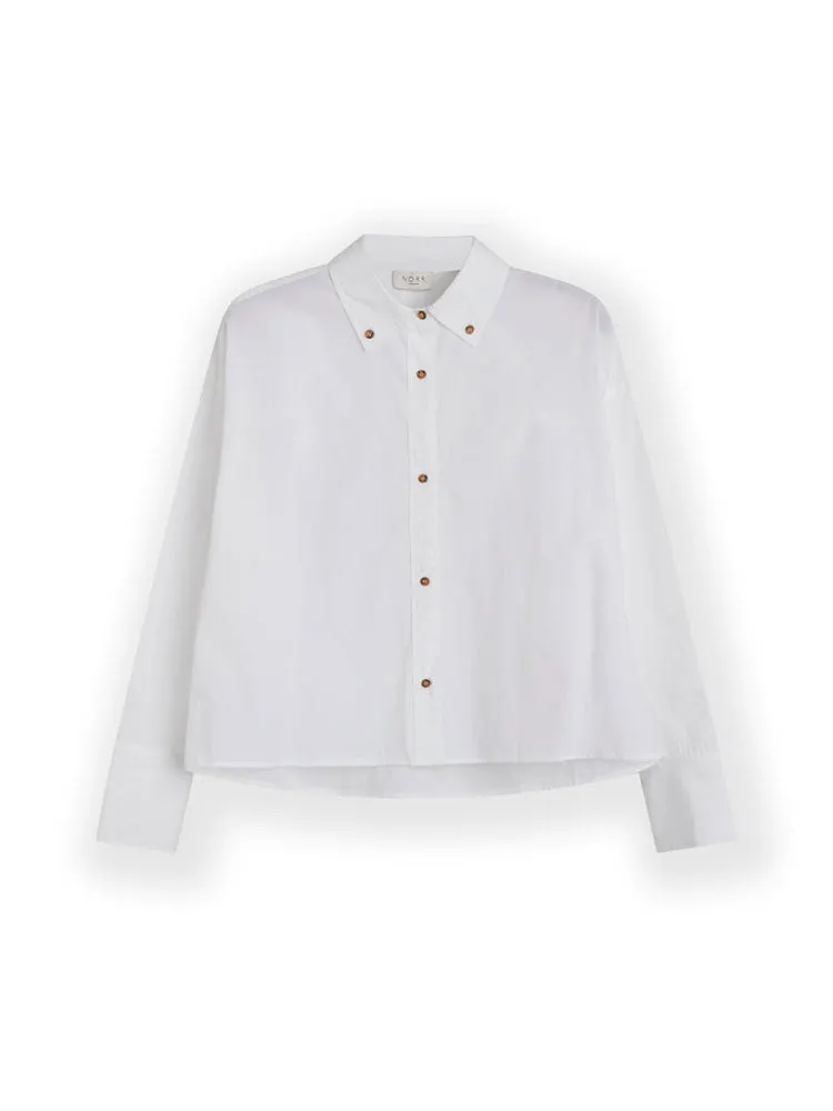 Norr Noah Shirt White