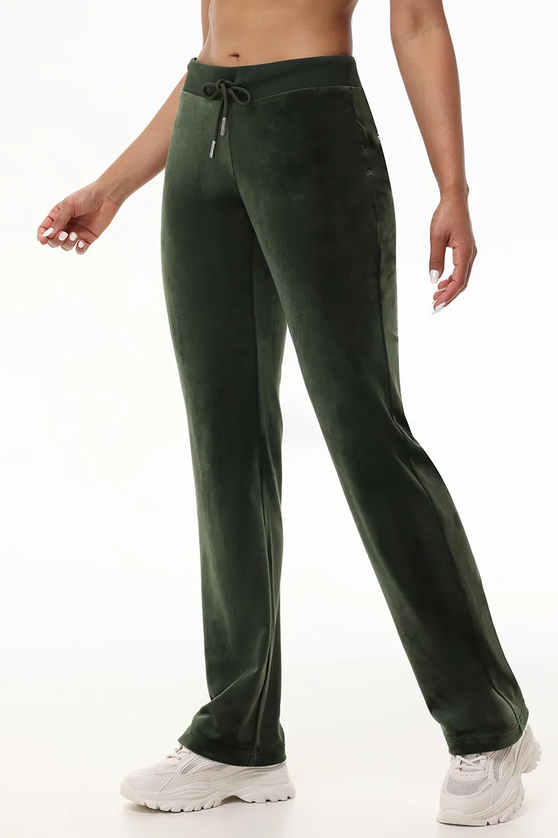 OG Big Bling Velour Track Pants Juicy Couture