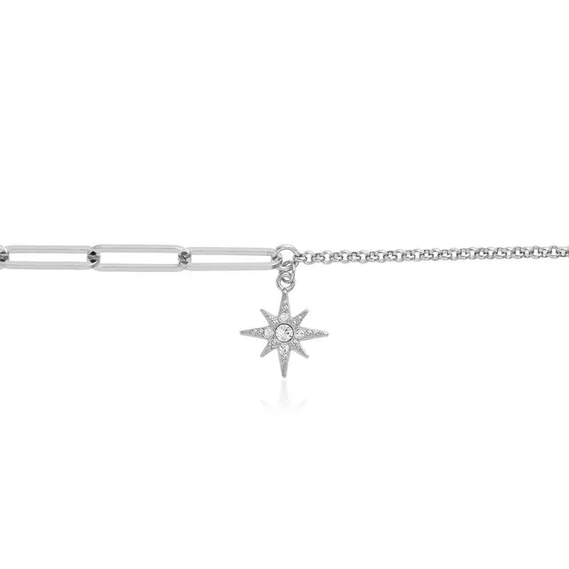 Olivia Burton Celestial North Star Mismatch Bracelet OBJCLB48
