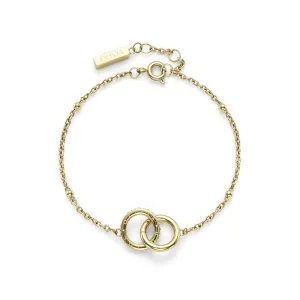 Olivia Burton Classic Amity Interlock Gold Plated Bracelet 24100315