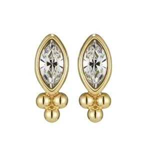 Olivia Burton Classic Dainty Gold Plated Stud Earrings 24100286