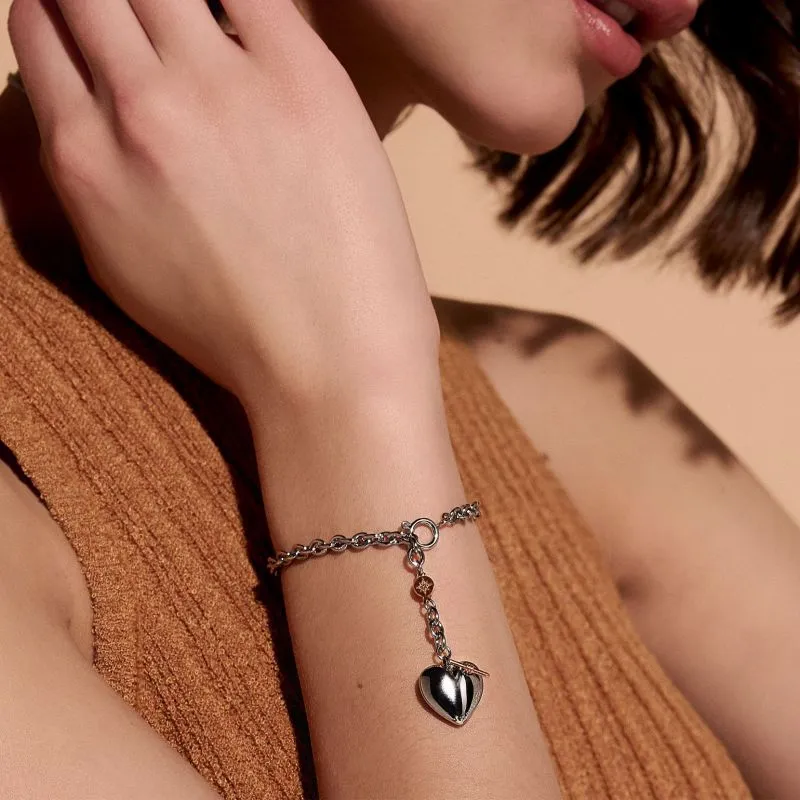 Olivia Burton Classic Knot Heart Bracelet 24100035