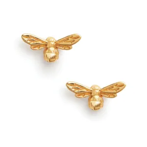 Olivia Burton Lucky Bee Gold Stud Earrings OBJAME23N