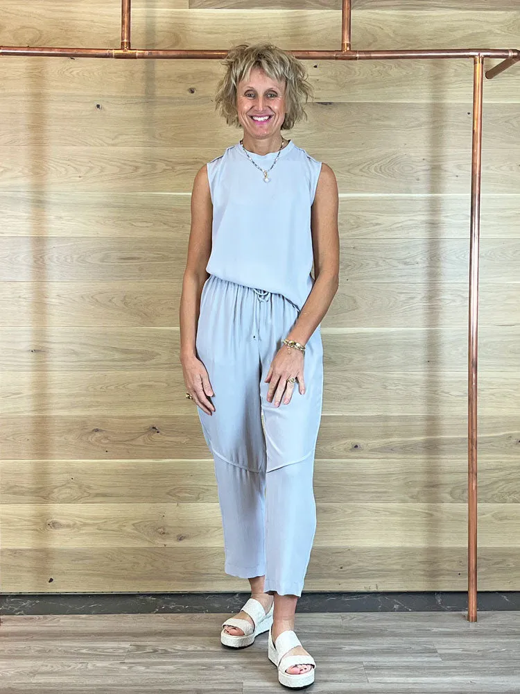 Ottod'Ame Silk Blend Top Oyster