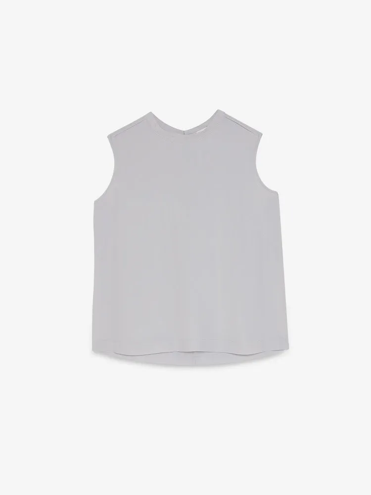 Ottod'Ame Silk Blend Top Oyster